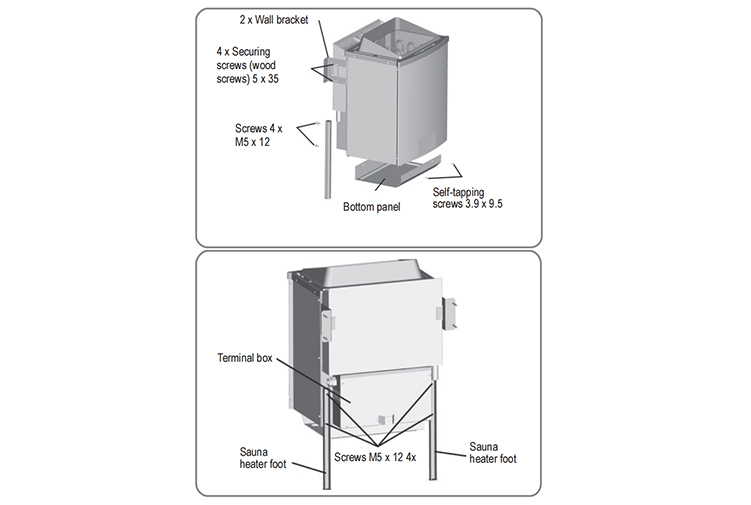 Sauna Heater Installation