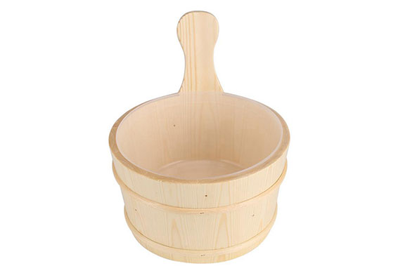 wooden sauna bucket for sale