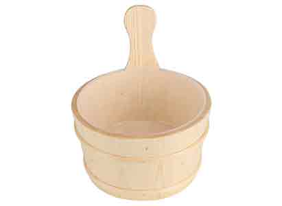 Wooden Sauna Bucket for Sale